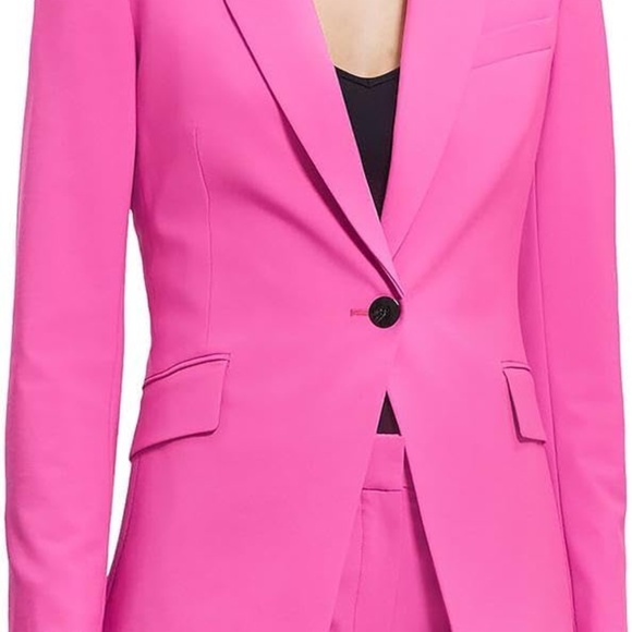 THEORY ETIENNETTE BLAZER Size 4 Pink - Picture 2 of 7